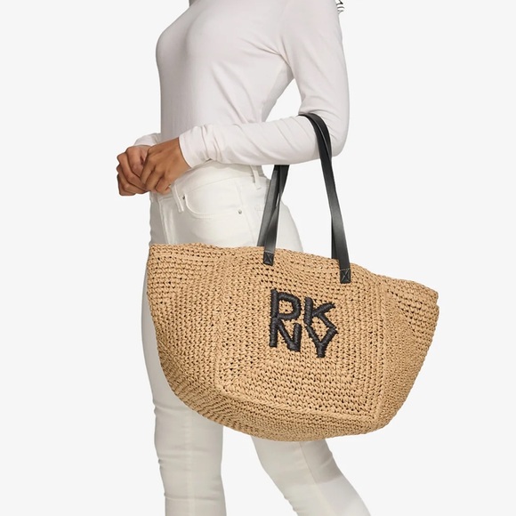 DKNY Paloma Woven Tote - Picture 2 of 8